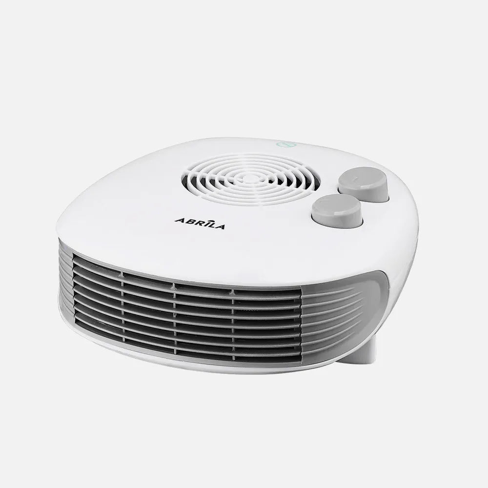 TERMOVENTILADOR HORIZONTAL CANDIL 2000W BLANCO 3FUNCIONES, TERMOSTATO REG.PILOTO LUMINICO 2POTENCIAS 10X24,5X26,5CM