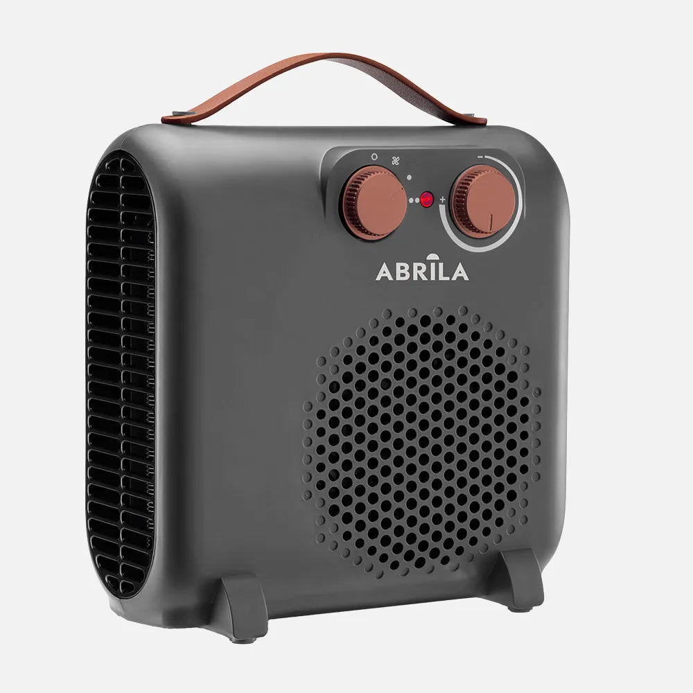 TERMOVENTILADOR ELECT.TUNDRA 2000W BLANCO/MARRON 2POTENCIAS 3FUNCIONES PROTECC.SEG.LUZ IND.24,8X23,3X11,7CM