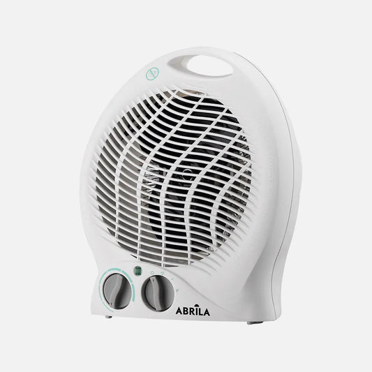 TERMOVENTILADOR ELECTRICO CANDIL 2000W BLANCO 2POTENCIAS, 3FUNCIONES, TERMOSTATO REG. SEGURO Y ASA 26,8X25,7X15,5CM