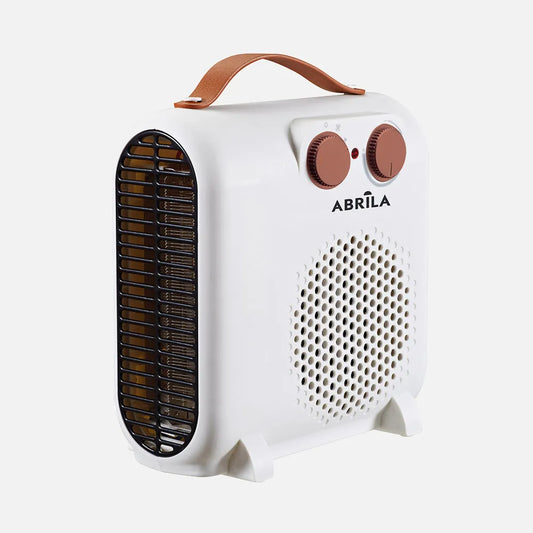 TERMOVENTILADOR ELECT.TUNDRA 2000W BLANCO/MARRON 2POTENCIAS 3FUNCIONES PROTECC.SEG.LUZ IND.24,8X23,3X11,7CM