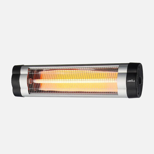 CALEFACTOR EXTERIOR CUARZO AUSTRAL 2500W NEG/CR INFRAR ROJO PIE/PARED TERMOST.REG.20X87X8,5CM